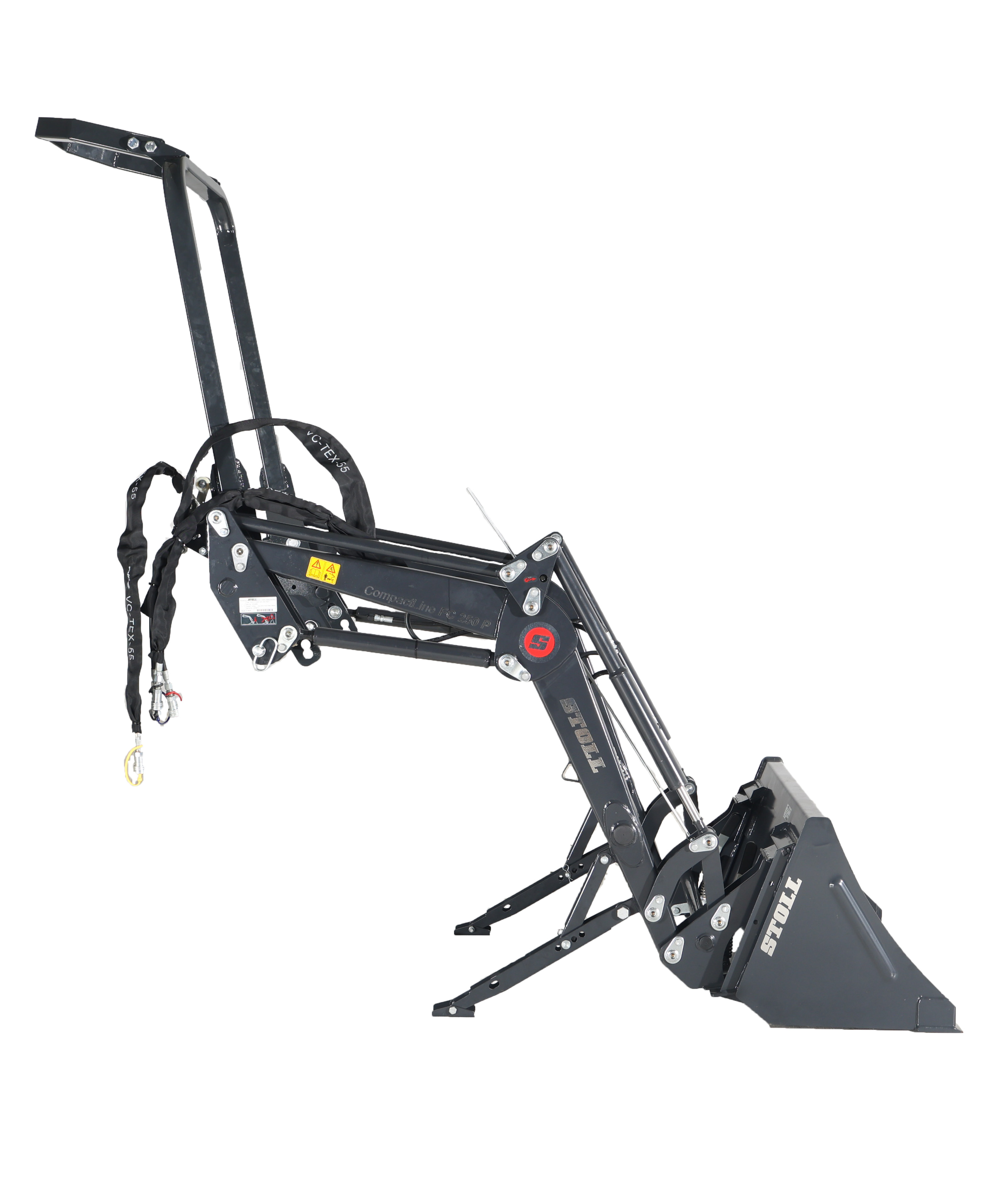Frontlader Stoll FC250P - inkl. Parallenführung und Schaufel 122 cm SkidSteer-Schnellwechsler